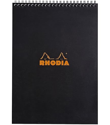 Amazon.com : Rhodia Head Stapled Pad, No16 A5, Dot - Black